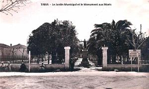 TABIA - JARDIN MUNICIPAL - MONUMENT AUX MORTS